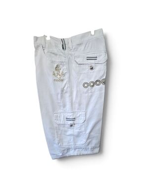 COOGI White Anchor Logo Cargo Shorts